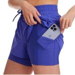 Spyder 4 Way Stretch Active Athletic Shorts w/ Inner Spandex Shorts/Pockets XL Photo 2