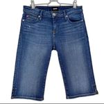 Hudson Jeans Mid Rise Relaxed Fit Classic Blue Denim Knee Shorts Size 26 Photo 2