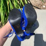 Qupid 3for$30π Quipid Laser Cut Lace Up Open Toe Heel Sandals 5.5 Photo 7