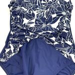 Lands' End  Blue Tropical Bathingsuit Photo 7