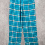 Magellan outdoors  Blue Plaid Sleep Fleece Pajama Bottoms Trousers Pants M Medium Photo 1