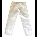 joe's jeans Joe’s Jeans White Cropped Stretch Jeans Cuffed 29X24 Mid Rise Summer Vacation Photo 2