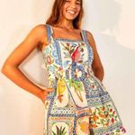 Farm Rio  Tropical Tiles Romper Photo 4