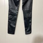 AG Adriano Goldschmied Jean The Legging Ankle Super Skinny Black Faux Leather 28 Photo 6