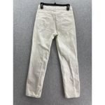 BDG  Women's Jeans White Wash Button Fly Size 27 Straight High Rise 100% Cotton Photo 1