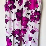 Oscar de la Renta Floral 100% Silk Pants Size 8 Photo 0