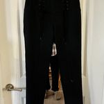 Tibi 333  Black Lace Up Trouser Size 4 Color Black Photo 0