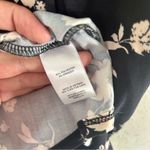 Fortune + Ivy Black White V-Neck Floral Fit N Flare Long Sleeve Mini Dress XL Photo 3