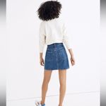Madewell Rigid Denim Straight Mini Skirt in Haydel Wash: Tie-Waist EUC Sz 30 Photo 15