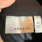 Athleta Cord High Waisted Metro Legging Women's XS Black Goth Stretch Velour Photo 7