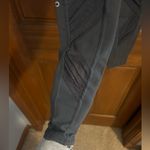 Alo Yoga Black and Gray Leggings with Mesh Full Length Photo 7