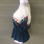 Gimmicks by BKE Floral Embroidered Blouse Photo 5