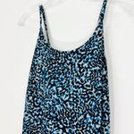 Athleta  Infinity Blue Cloud Printed Mini Romper Dress Size Medium Photo 3