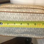 Michael Kors White MK Monogram Jet Set Crossbody Shoulder Bag Photo 10