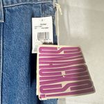 MOTHER Women's Snacks! The Lickity Split Fray Maxi Denim Skirt Size 30 Blue Photo 4