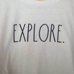Rae Dunn  “Explore” White Tee Photo 3