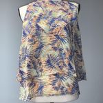 Urban Outfitters NWT lumiere  sleeveless print top L Photo 0