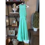 Lilly Pulitzer  Chrisella Midi Shirtdress Beach Paradise Eyelet Womens Size 10 Photo 8