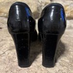 Taryn Rose Chloris Black Patent Leather Shoes Pumps 3.25” Heels EU 38.5/US 8 Photo 4
