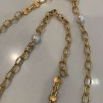 Two vintage gold and Pearl layering necklaces Photo 1