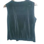 Briggs New York Briggs NY M Black Ribbed Shell Top Petite Photo 1
