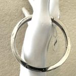 Lia Sophia Fuchsia Pink Silver Tone Chevron Stretch Bracelet Photo 3