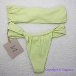 Stone Fox Swim New set!  x Free People Lele Bikini Top and Bijou‎ bottoms, size S Photo 8