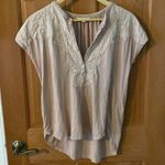 Lucky Brand  Medium Purple Pink Short Sleeve Shirt Photo 0