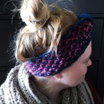 BOUTIQUE Chunky Cable Knit Ear Warmer Headband Teal OS New Winter Blue Photo 0