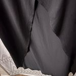 Elegant Black dress with Leopard Accent Size M Photo 2