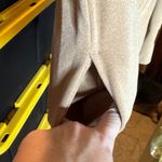 Kyodan Outdoor Fleece Mock Neck LS Shirt Spliced Hem Camel Brown Size XS Photo 5