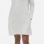 Gap NWT Cowl-Neck Swing Sweatshirt Dressing in Gray. Size Large Photo 0