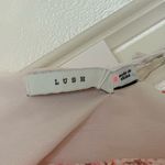 Lush Clothing Lush Floral Pink Twist Front Deep V-Cut Top. Size-Small Photo 3