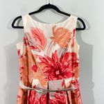 Jessica Howard Shimmery Floral Sleeveless Belted Fit & Flare Dress Size 8 Photo 1