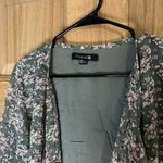 Forever 21 women floral green and Purple cardigan Photo 3