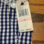 Nautica NWT Blue Gingham Short 10 Photo 1