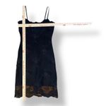 X:S Vintage Y2K Black Lace Mini Slip Dress Size Medium Indie Sleaze Boho Photo 3
