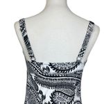 Jantzen  Swim Dress Ruched Full Coverage Black White Paisley Women’s Plus Size 14 Photo 7