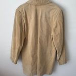 Margaret Godfrey Suede Leather Blazer Jacket Size 10 Photo 6