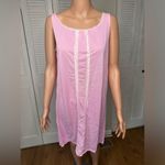 Vintage pink satin lace trimmed nightgown and sheer‎ robe Photo 9