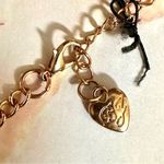 Betsey Johnson  red/orange rhinestone flower statement necklace Photo 4