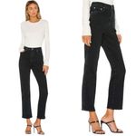 AGOLDE Pinch Waist High Rise Kick Jeans in Realm Wash Photo 1