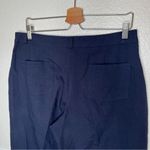 AnotherEight london navy blue high waisted wide leg dress pants capris size 14 Photo 9