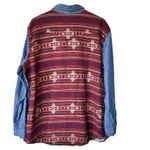 Wrangler  Retro XL Long Sleeve Aztec Back tribal Western Shirt Photo 2