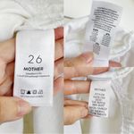 MOTHER Denim MOTHER • The Ruffle Mini Skirt white stretch denim Fairest Of Them All Photo 8