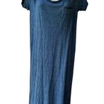 Cloth & Stone Anthropologie Small Blue Casual Dress Photo 0