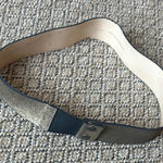 Comptoir Des Cotonniers Cuir Leather Belt Made In France Gold Size 2 Photo 0