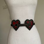 Red Valentino NWT‼️  Hearts Red Signs Leather Belt Size Small total length 32.5 inches. Photo 3