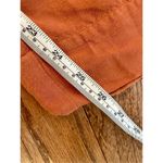 Madewell  orange linen blend paperbag pants size 4 Photo 5