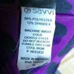 Savvi Geo Bra Animal Print on Purple and Black Cross Strapped Sports Bra Photo 1